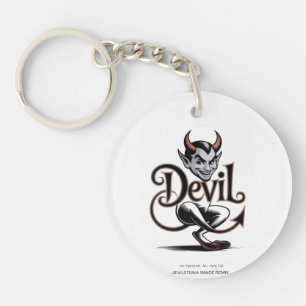 Devil  key ring