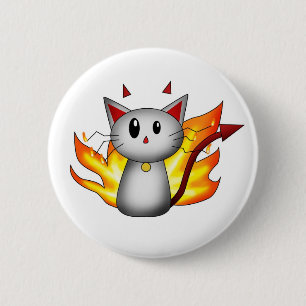 Devil Kitty - Button