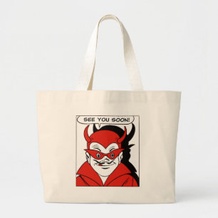 Devil Large Tote Bag