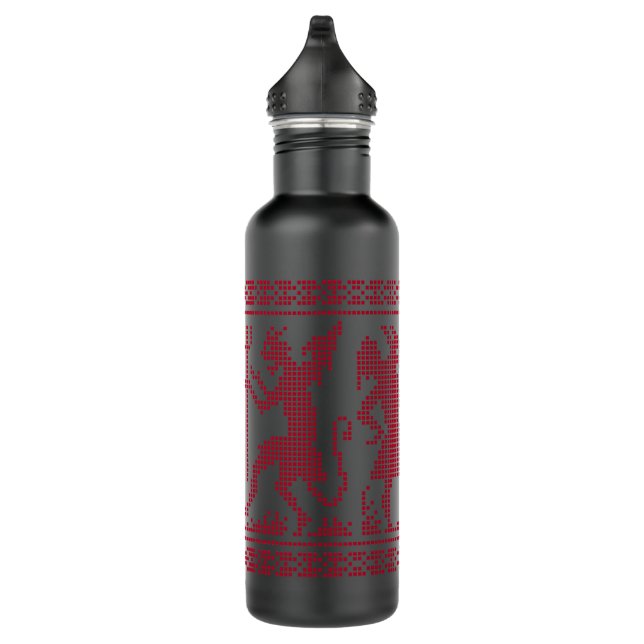 Devil Pattern 710 Ml Water Bottle (Right)