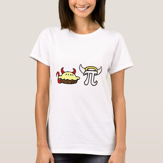 Devil Pie and Angel Pi T-Shirt (Front)
