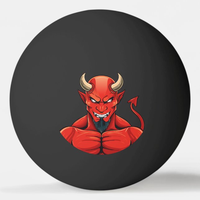 Devil  ping pong ball (Front)