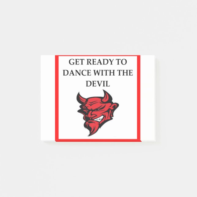 DEVIL POST-IT NOTES (Front)