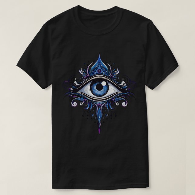 Devil Purple Eye (Purple Edition) T-Shirt (Design Front)