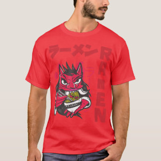 Devil Ramen Anime Noodles Kawaii Japanese Sketchin T-Shirt