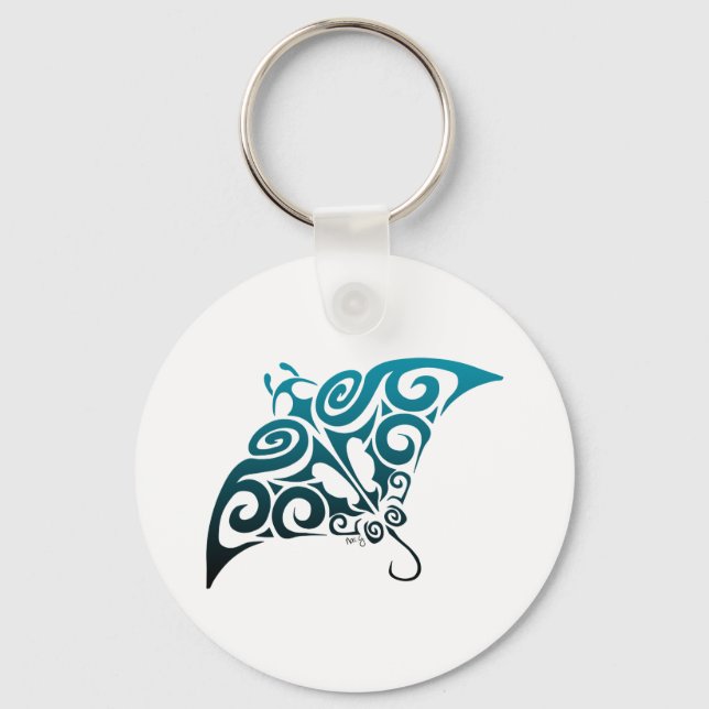 Devil Ray Key Ring (Front)