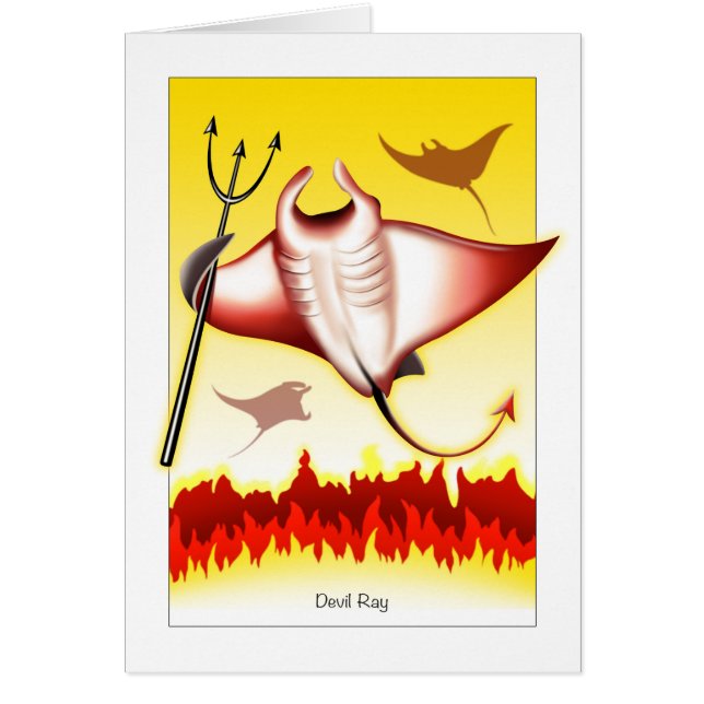 Devil Ray (Ray's Hell!) Birthday Card (Front)