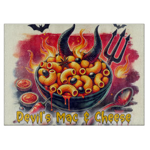 Devil’s Mac & Cheese Cutting Board