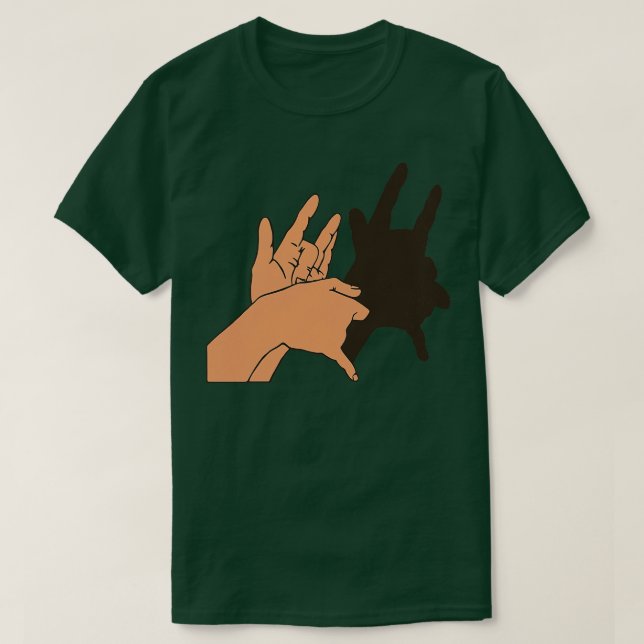 Devil Shadow Puppet T-Shirt (Design Front)