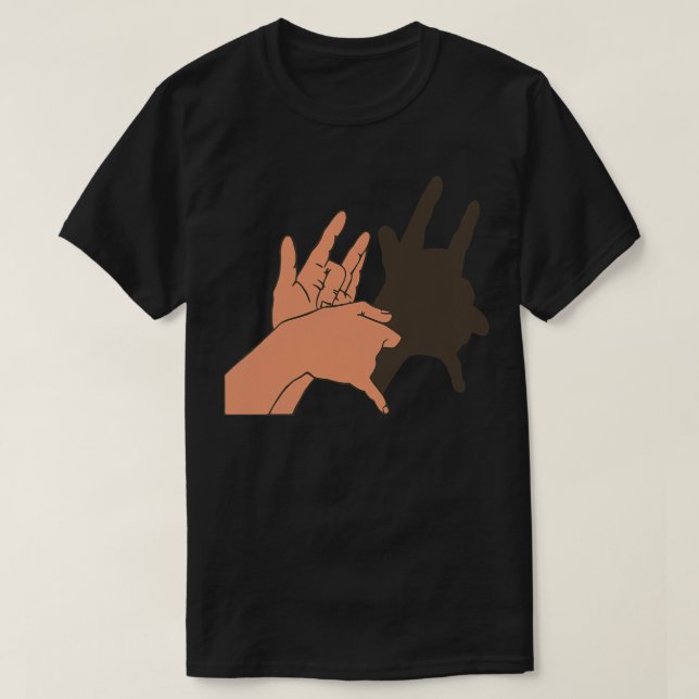 Devil Shadow Puppet T-Shirt (Design Front)
