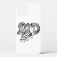 Devil - Skull black and white Design