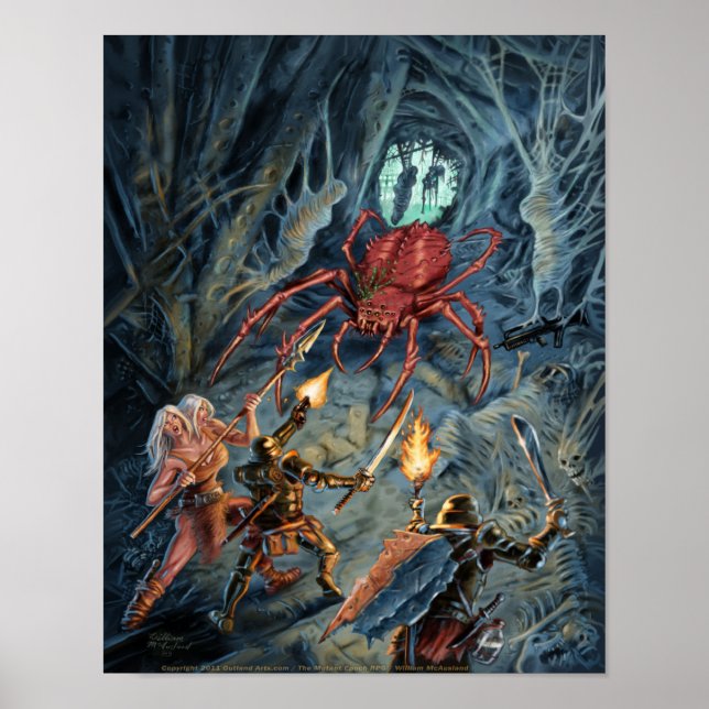 Devil Spider Attack Poster (Front)