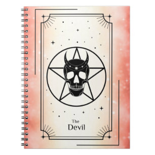 Devil Tarot Card Notebook