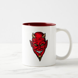 devil Two-Tone coffee mug