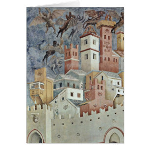 Devil Urban Landscape By Giotto Di Bondone