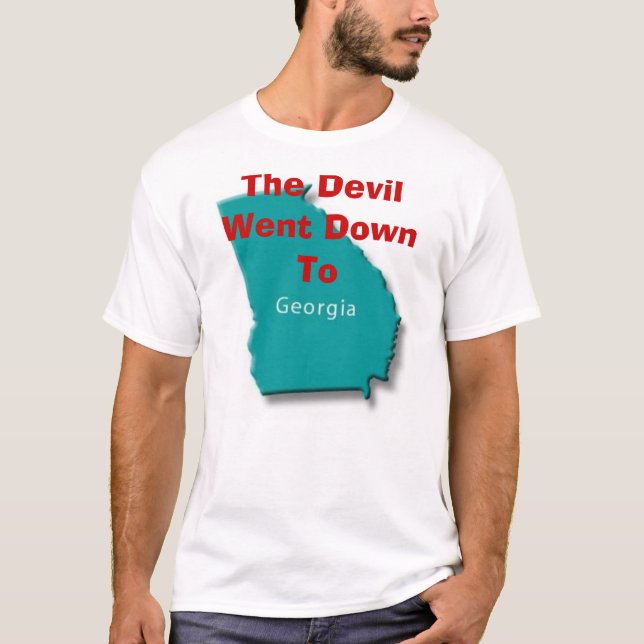 Devil Went Down To Georgia T-Shirt (Front)