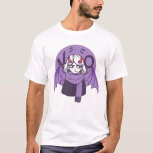Devil Wing - Anime Girl - Otaku Japanese Aesthetic T-Shirt