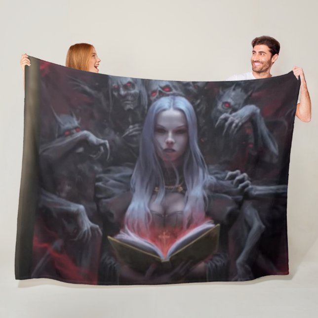 DEVIL WITCH FLEECE BLANKET (In Situ)