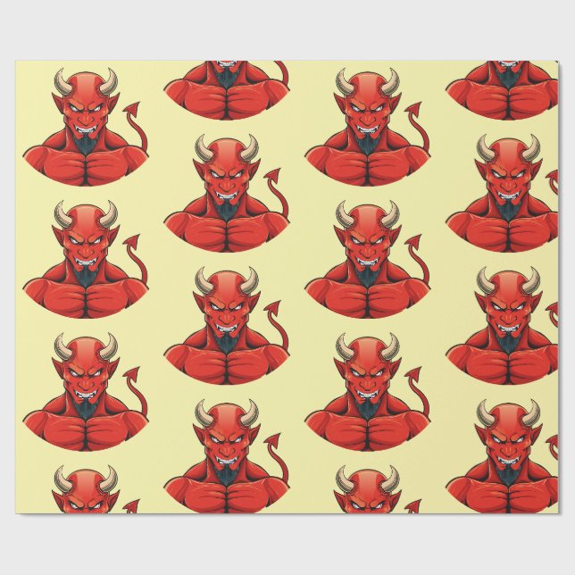 Devil  wrapping paper (Flat)
