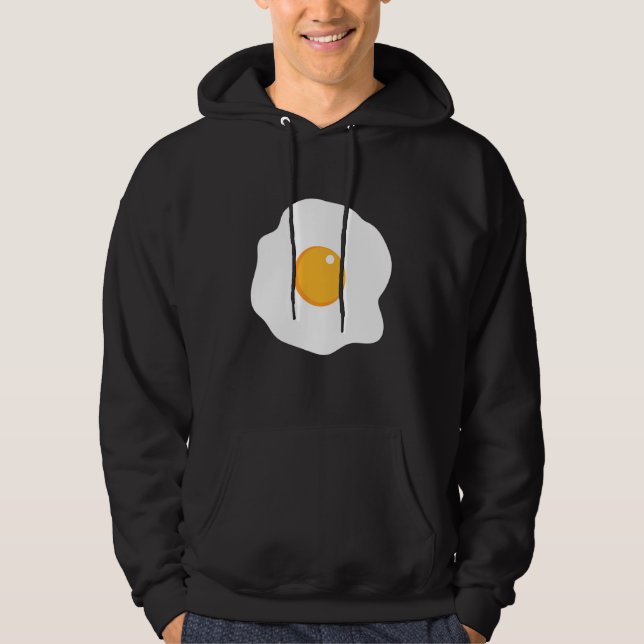 Deviled Egg Costume Add Devil Horns And Tail Hallo Hoodie (Front)