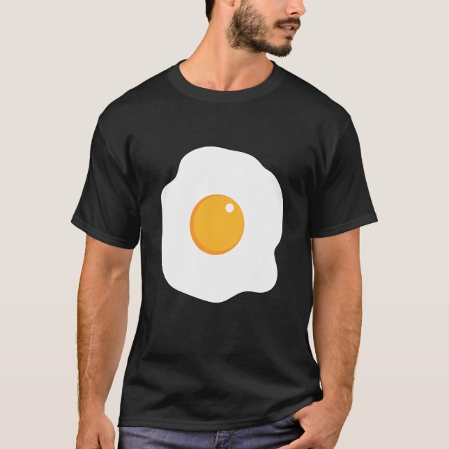 Deviled Egg Costume Add Devil Horns And Tail Hallo T-Shirt (Front)