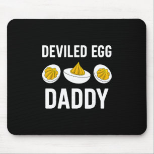 Deviled Egg Daddy Funny Thanksgiving Fathers Day 1 Mouse Pad