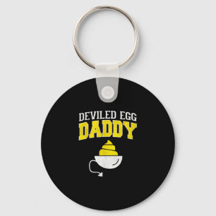 Deviled Egg Daddy Funny Thanksgiving For Men Key Ring