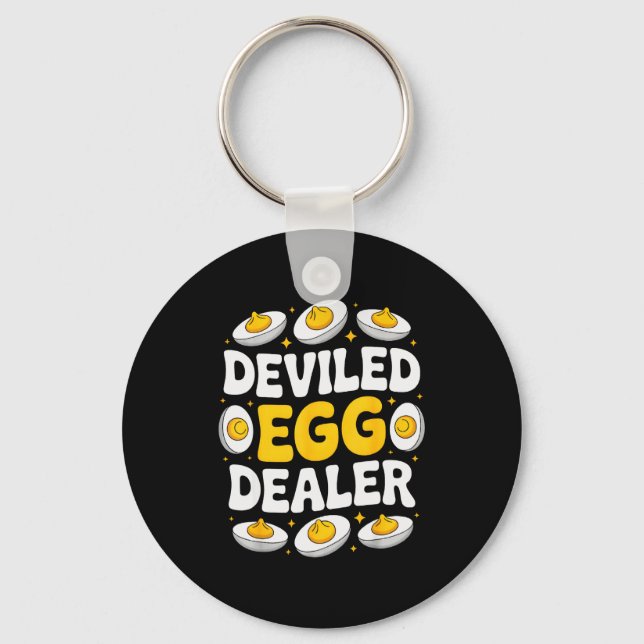 Deviled Egg Er  Key Ring (Front)