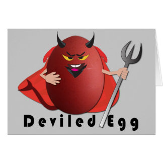 'deviled egg' funny egg humourous card