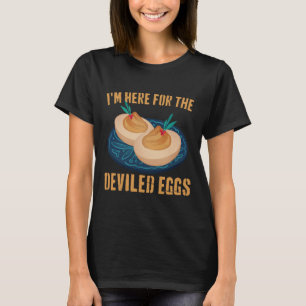 Deviled Egg Funny Thanksgiving Food Pilgrim Costum T-Shirt