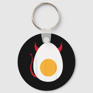 Deviled Egg Halloween Shirt _ Cool Boiled Egg Key Ring