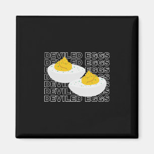 Deviled Eggs Retro Dinner Humor Food Lover Thanksg Magnet