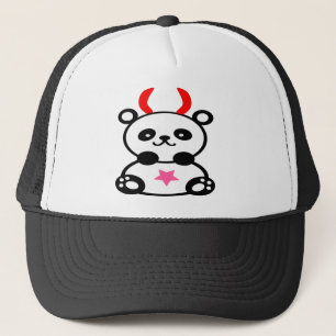 ♫♥Devilish Cute Baby-Panda Trucker Hat♥♪ Hat