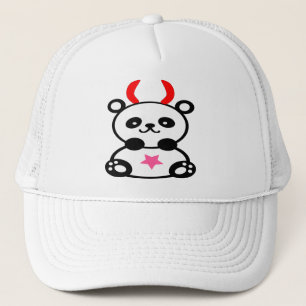 ♫♥Devilish Cute Baby-Panda Trucker Hat♥♪ Hat