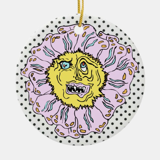DEVILISH DAISY ORNAMENT (Front)