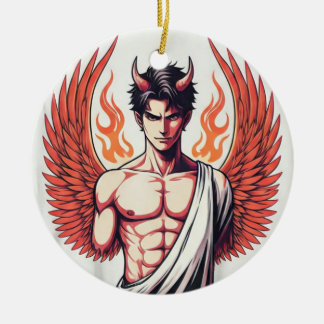 Devilish Designs Ceramic Ornament