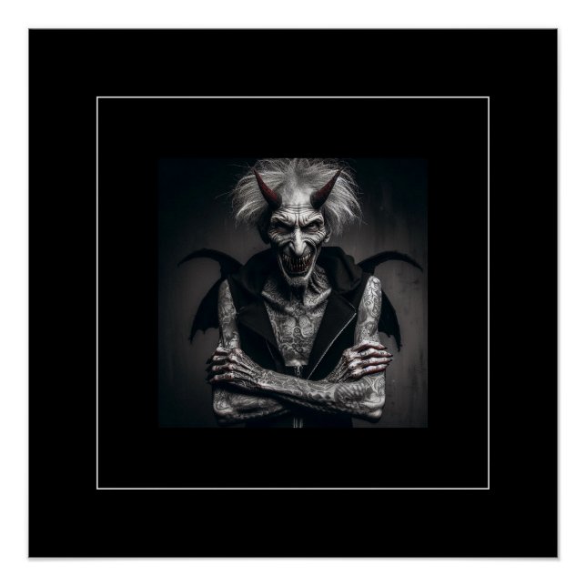 Devilish Nature by Chuck Vest Poster (Front)