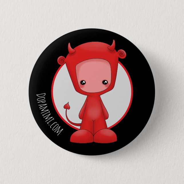 DevilMimi 6 Cm Round Badge (Front)