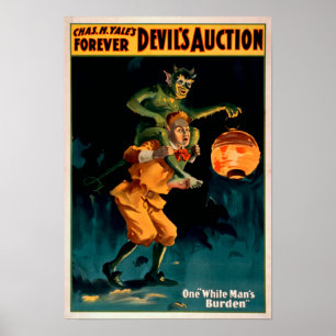Devil's Auction White Man's Burden Theatre Poster