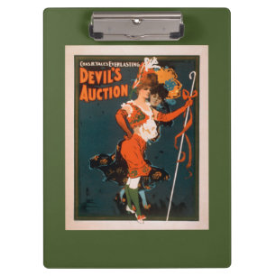 Devil's Auction Woman in Costume Theatre 2 Clipboard