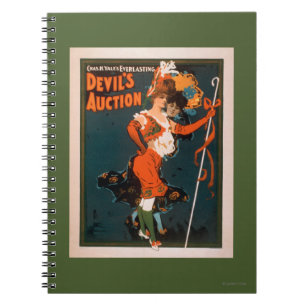 Devil's Auction Woman in Costume Theatre 2 Notebook