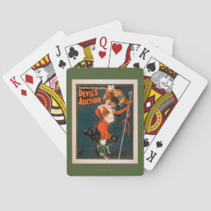 Devil's Auction Woman in Costume Theatre 2 Playing Cards