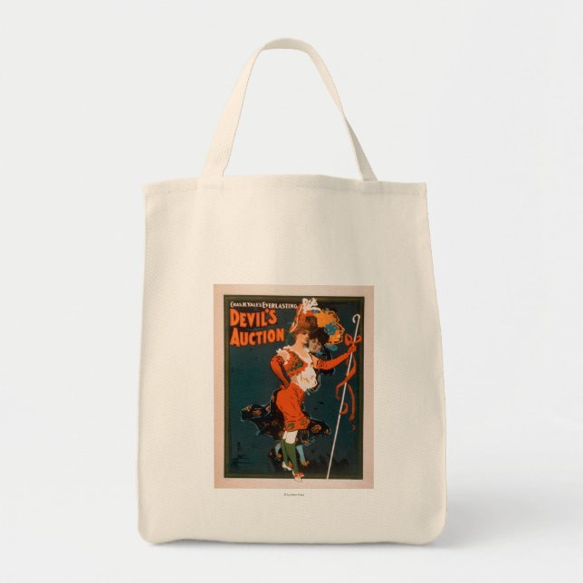 Devil's Auction Woman in Costume Theatre 2 Tote Bag (Front)