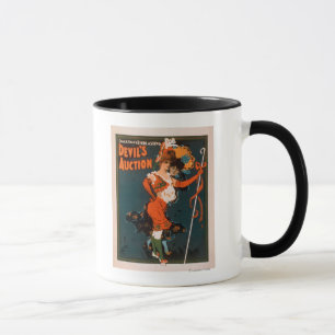 Devil's Auction Woman in Costume Theatre 3 Mug