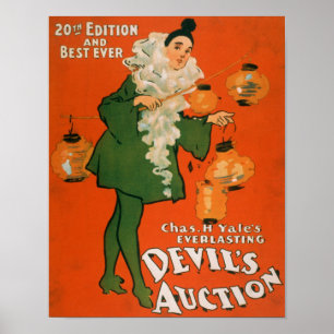 Devil's Auction Woman in Costume Theatre 3 Poster