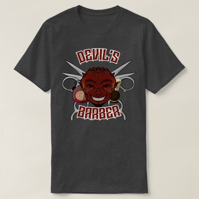 Devils Barber T-Shirt (Design Front)