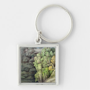 Devil's Bridge, 1810 (w/c with pen & ink over grap Key Ring