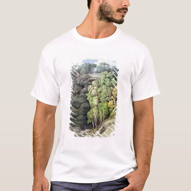 Devil's Bridge, 1810 (w/c with pen & ink over grap T-Shirt (Front)