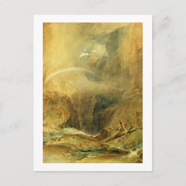 Devil's Bridge, St. Gotthard's Pass, c.1804 (w/c a Postcard (Front)