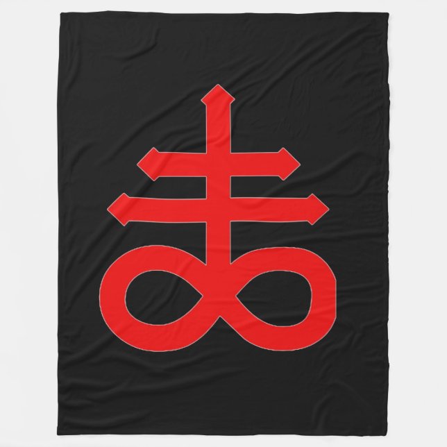 DEVIL'S CROSS FLEECE BLANKET (Front)
